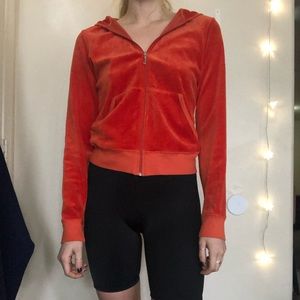 JUICY JACKET ORANGE VELOUR